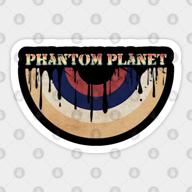 Melted Vinyl - Phantom Planet Sticker by FUTURE SUSAN